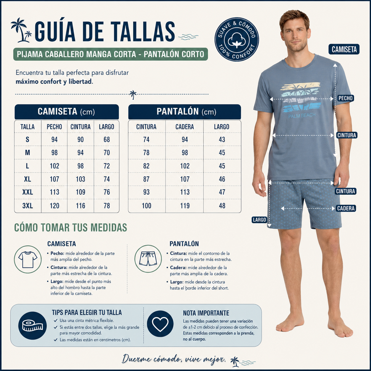pijamas-manga-corta-hombre