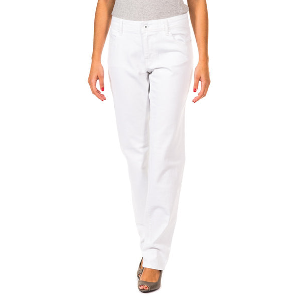 Pantalon largo impermeable con bajos rectos 36691051 para Mujer