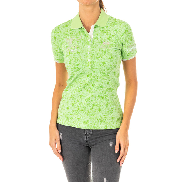 Polo Mujer Manga Corta con Cuello de Solapa LWP309