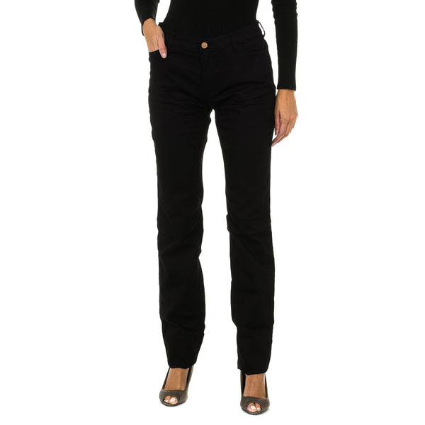 Pantalones Largos de Tejido Elástico 6Y5J85-5DXIZ para Mujer
