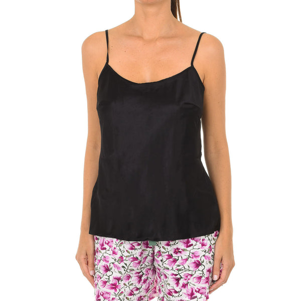 Camiseta Lencera de Tirantes Finos L07WV para Mujer