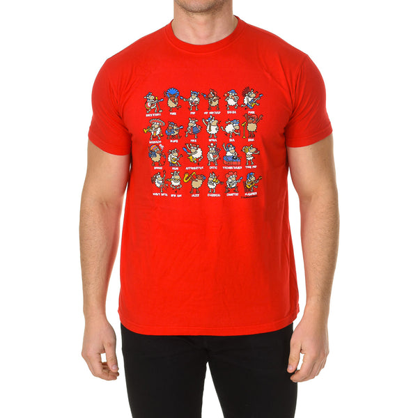 Camiseta manga corta y cuello redondo MUSIC para Hombre