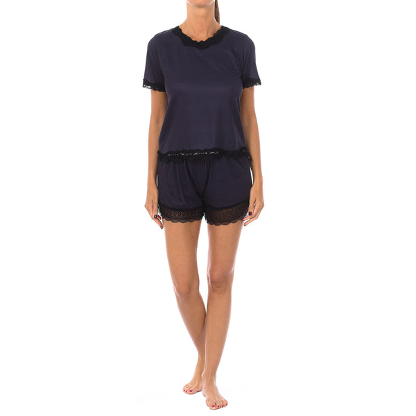 Pijama de manga corta cuello redondo para Mujer 1202