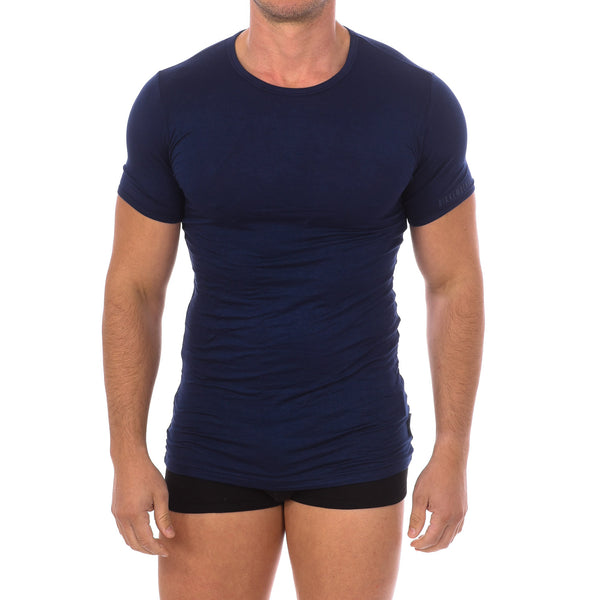 Camiseta Fashion Bamboo Manga Corta BKK1UTS03SI para Hombre