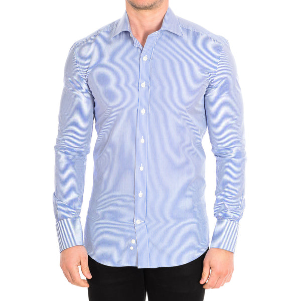 Camisa manga larga Slim con cuello de solapa ORLANDO4 para Hombre