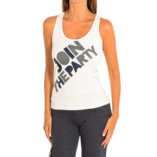 Camiseta Sin Mangas de cuello redondo Z1T00360 para Mujer