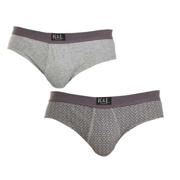 Pack 2 Slips Abiertos Básicos KLS4 para Hombre
