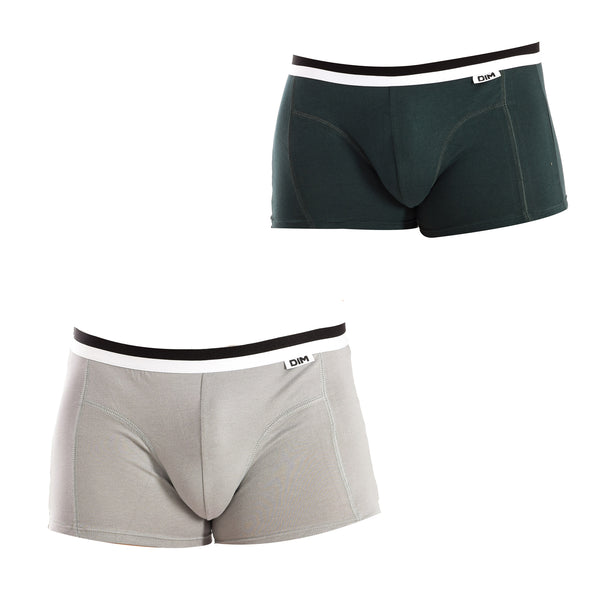 Pack-2 Boxers DIM Basic Tejido Transpirable D05H2 para Hombre