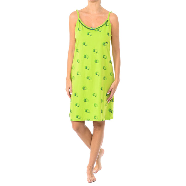 Camisón Mujer Verano Algodón 100% de Tirantes Finos KL45300