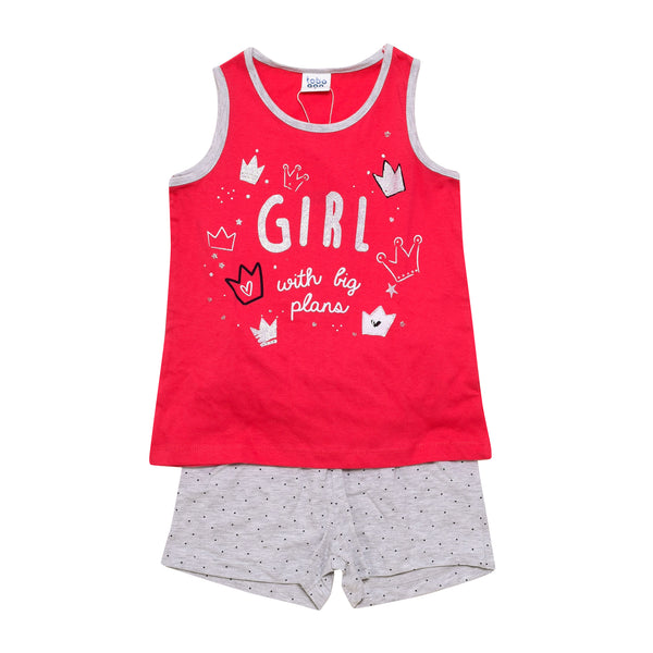Pijama de verano de tirante ancho 22117071 para Niña