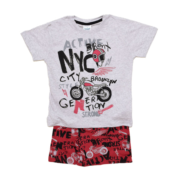 Pijama de verano de manga corta 23117001 para Niño