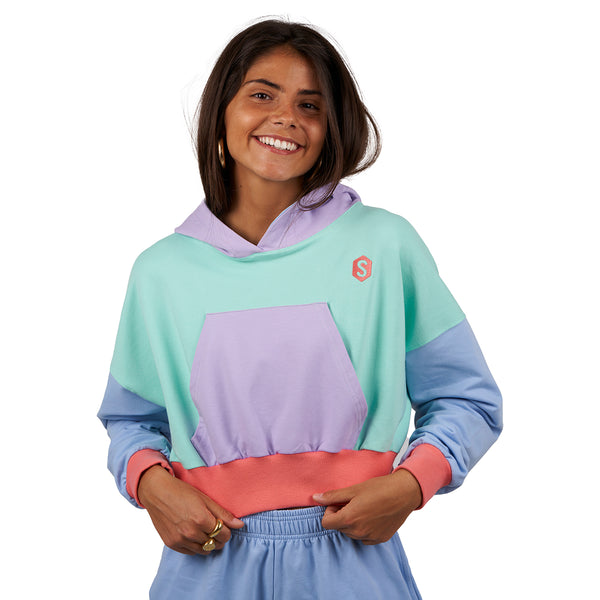 Sudadera Capucha BeHappy Multicolor SUPERB para Mujer