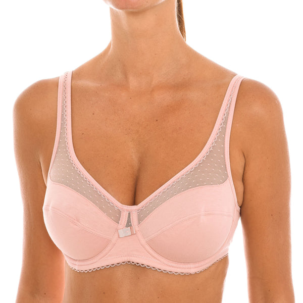 Sujetador con aro con detalle micro tul Generous 00ASF para Mujer