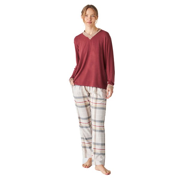 Pijama manga larga JJBEP1401 para Mujer