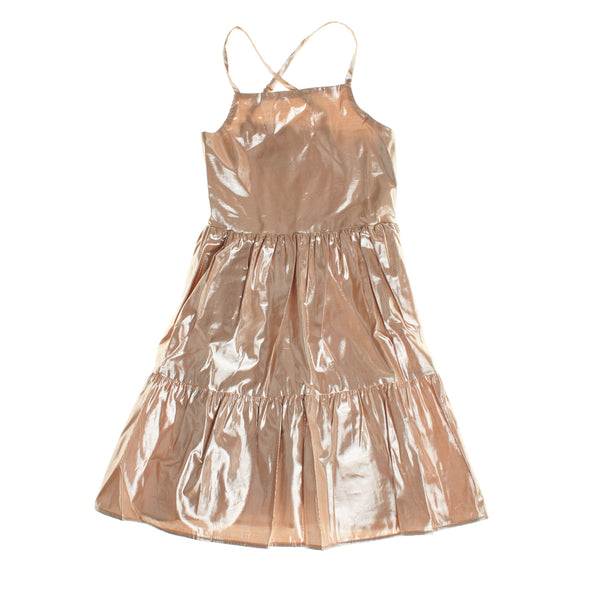 Vestido de fiesta metalizado 664477 para Niña