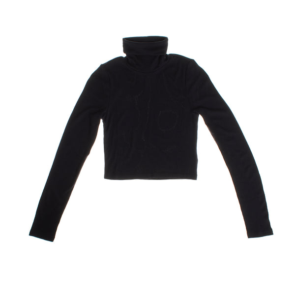 Jersey cropped cuello alto 468645 para Niña