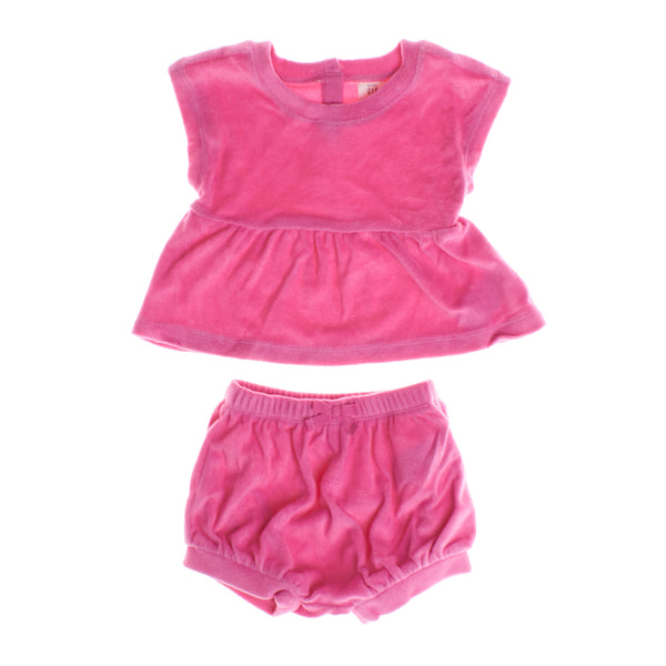 Conjunto Camiseta Manga Corta y Pantalón Corto 869434 para Bebé Niña