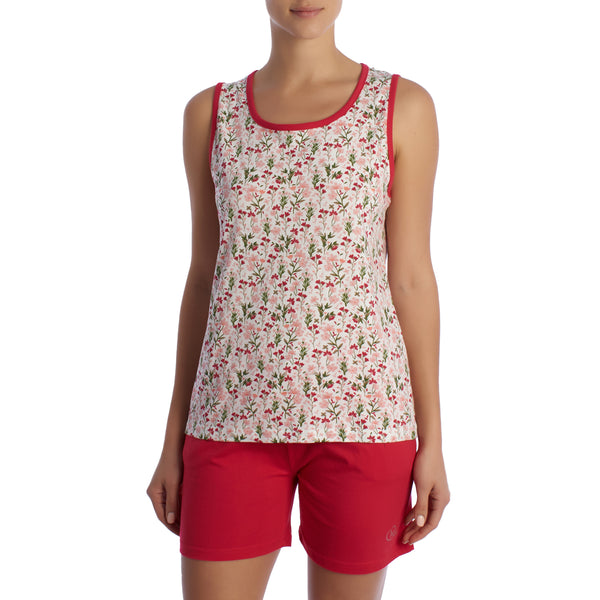 Pijama Mujer Verano Algodón 100% de Tirantes Anchos KL45250