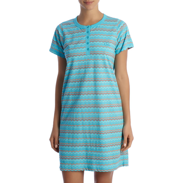 Camisón Mujer Verano Algodón 100% Manga Corta KL45000