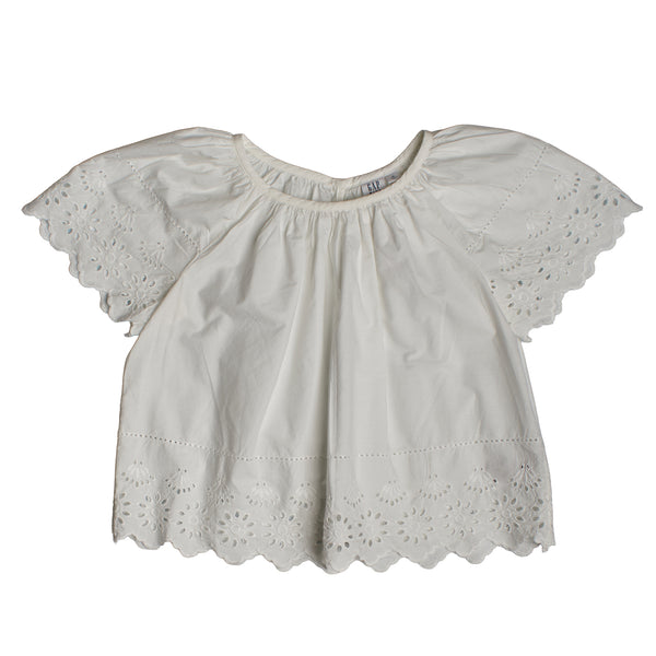 Blusa Bordada Manga Corta 813299 para Niña