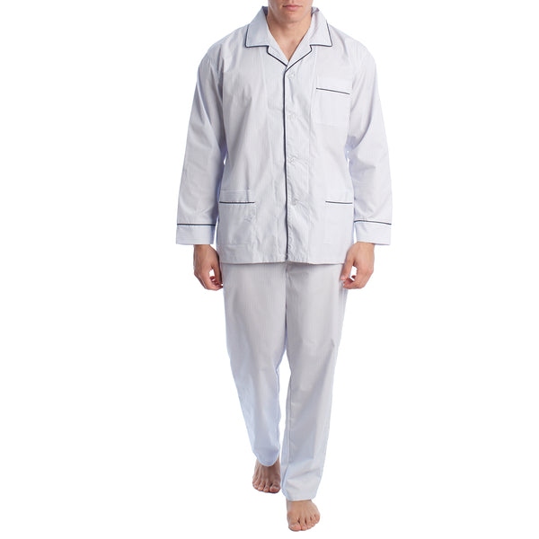 Pijama Hombre Popelín Manga Larga KL30233