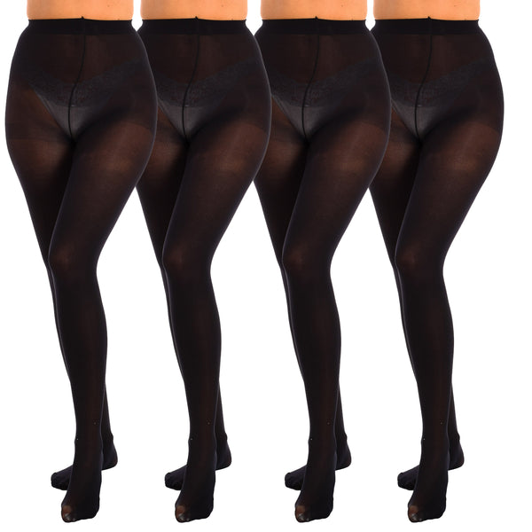 Pack-4 Panties Opacos de 50 deniers 9390 para Mujer