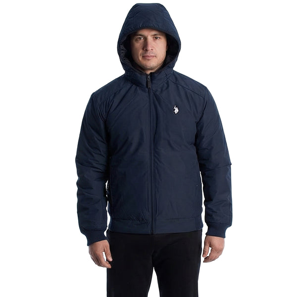 Chaqueta Bomber con Capucha de Hombre US40125003