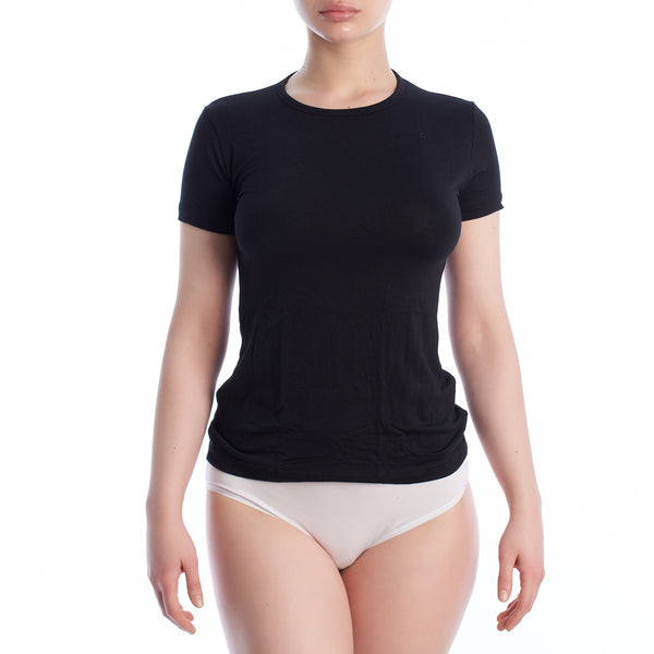 Camiseta Interior Mujer Manga Corta de Bambú Q715