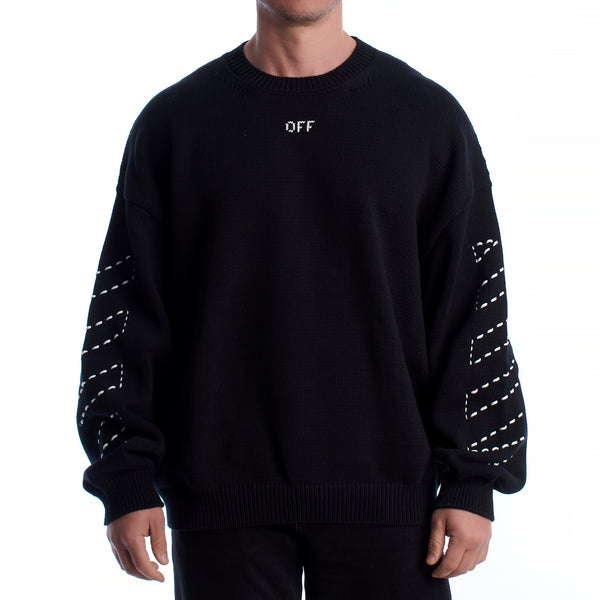 Jersey Hombre Stitch Arr Diags Knit Crew OMHE191C99KNI0011061