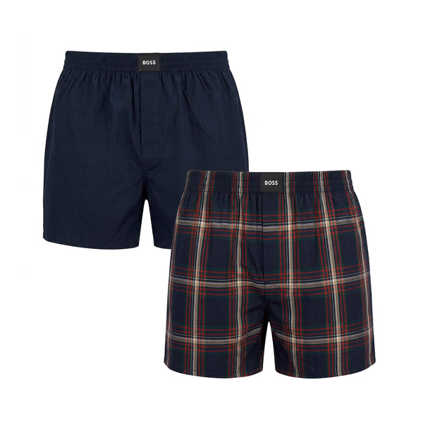 Pack 2 Pantalones Cortos de Pijama Hombre Popelina 50515464