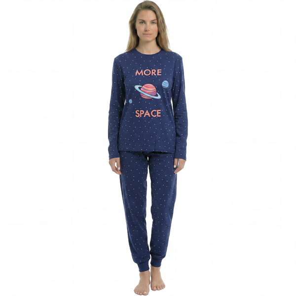 Pijama Mujer Algodón de Manga Larga KLP1