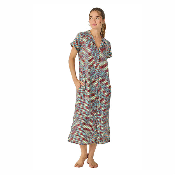 Camisón Mujer Verano Largo Manga Corta JJB39