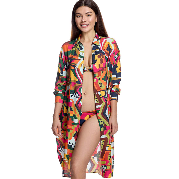 Camisola Verano Mujer Manga Larga Fluida W260195