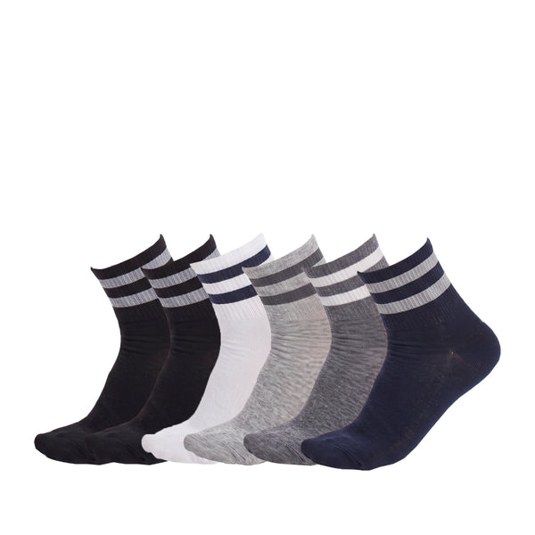 6 Pares Calcetines Mujer Algodón Caña Baja S20911