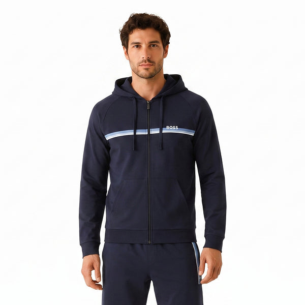 Sudadera Hombre con Capucha y Cremallera de Algodón 50554785