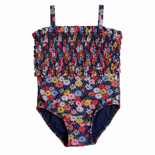 Bañador Bebé Niña Fruncido con Tirantes 802246